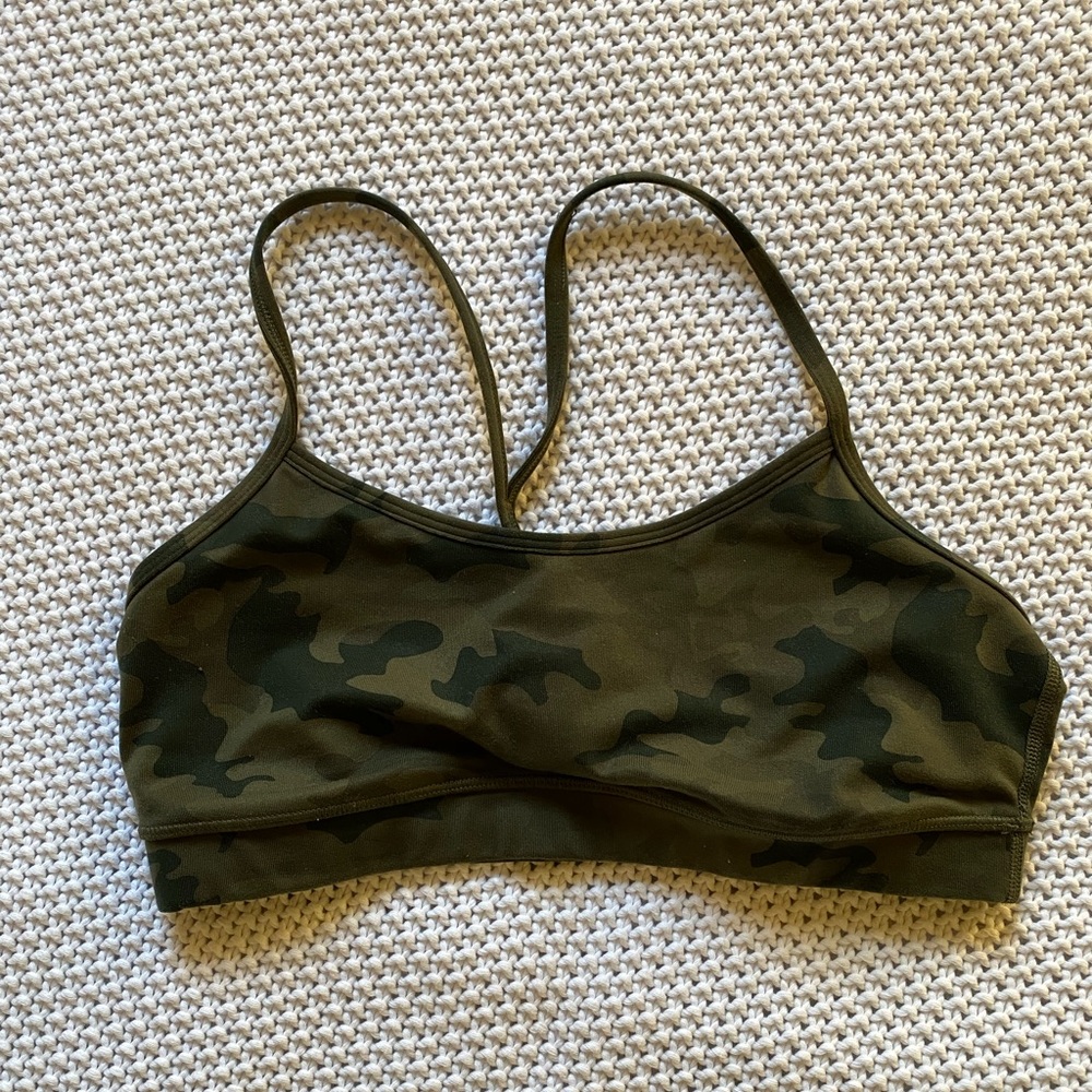 Lululemon Flow Y Bra Camo